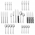 24-Piece Silverware Set with Steak Knives