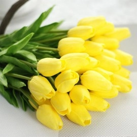 1Pc PU Artificial Tulips Flower