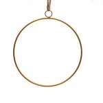 Iron Frame Wall Hanging Pendant with Rope